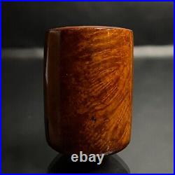 GlassWood Pipes Glass And Briar Wood Smoking Pipe Proto Pipe Style Midnight
