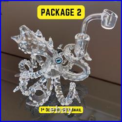 Glass Bong Octopus High Quality Water Pipe Bubbler Collectors Hookah Smoking