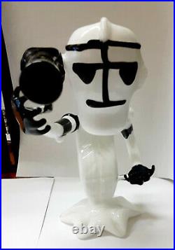 Glass Handpipe Unique Smoking Tobacco 6.5 Right Carb Stormtrooper