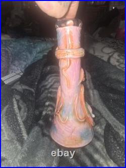 Glass Tobacco Pipe Pipes Gift for Her for Him 12.5 tall Gangrious Zombie