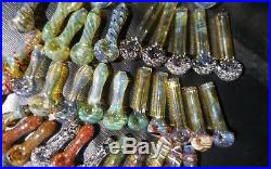 Glass Tobacco Pipes Lot of 50 PCS USA Hand Made Very Good Quality