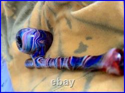 Glass pipe smoking thick