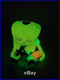Glow In The Dark SpongeBob SquarePants Glass Smoking Pipe! 5 Made USA Waterpipe