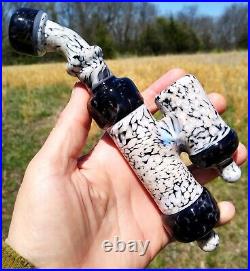 Granite Marble Classic Styled Glass Cavalier Sherlock Pipe