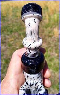 Granite Marble Classic Styled Glass Cavalier Sherlock Pipe