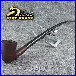 HAND MADE SMOOTH BRIAR wood TOBACCO LONG smoking pipe RED6933 LOTR Churchwarden