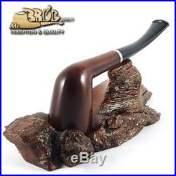 HAND MADE SMOOTH CLASSIC WOODEN SMOKING PIPE BB GOOSE Nr. 020 + COOLER