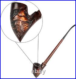 Hand Carved 13.4 Gandalf Tobacco Pipe Fine Craftsmanship for Discerning Taste Hand Carved 13.4 Gandalf Tobacco Pipe Fine Craftsmanship for Discerning Taste