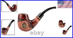 Hand Carved Dr. Watson Tobacco Pipe