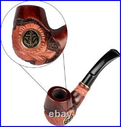 Hand Carved Dr. Watson Tobacco Pipe