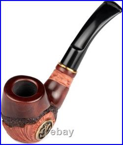 Hand Carved Dr. Watson Tobacco Pipe