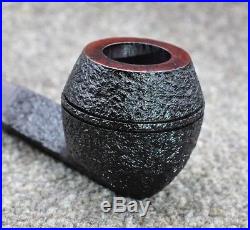 Hand Crafted & Oil Cured FERNDOWN BARK Briar Smoking Pipe by talented LES WOOD