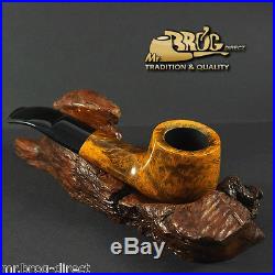 Hand made Mr. Brog smoking pipe nr. 98 amber ALFA pipa pfeife pibe
