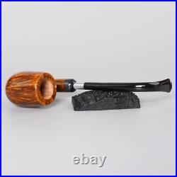 Handcrafted Briar Wood Cavalier Tobacco Pipe Freehand Pipe Smooth Tyrolean Pipe