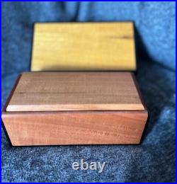 Handcrafted Gabon Ebony Tobacco Pipe with Ornamental handmade Box