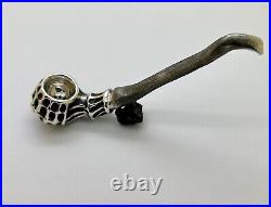 Handcrafted Sterling Silver 925 Smoking Pipe, SOA, Party