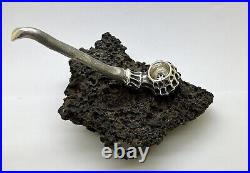 Handcrafted Sterling Silver 925 Smoking Pipe, SOA, Party