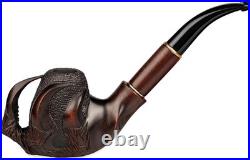 Handcrafted Tobacco Pipe in Natural Pear Wood