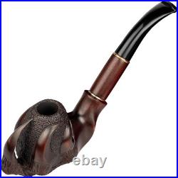 Handcrafted Tobacco Pipe in Natural Pear Wood