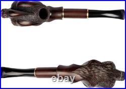 Handcrafted Tobacco Pipe in Natural Pear Wood