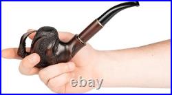 Handcrafted Tobacco Pipe in Natural Pear Wood