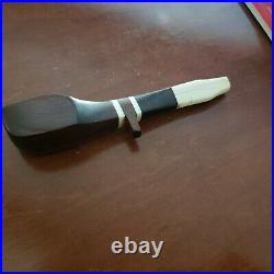 Handcrafted Vintage Smoking Pipe/ Exotic Woods and Vintage Ivory