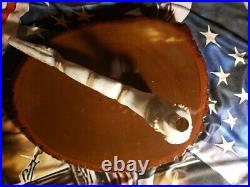 Handcrafted smoking pipe made of deer and elk collector item best quality. USA