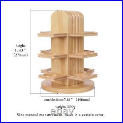 Handmade 360 Rotating Tobacco Pipe Stand Rack Display Holder for 12 Smoking Pipe