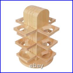 Handmade 360 Rotating Tobacco Pipe Stand Rack Display Holder for 12 Smoking Pipe