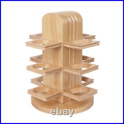 Handmade 360 Rotating Tobacco Pipe Stand Rack Display Holder for 12 Smoking Pipe