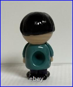 Handmade Cartoon Character Tobacco Pipe Teal Black Beige White