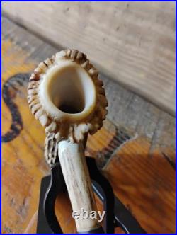 Handmade Deer Shed Smoking Pipe