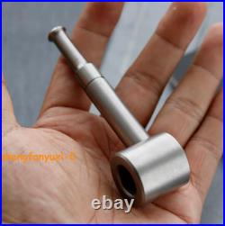 Handmade Frosted Titanium Alloy All Metal TA2 Tobacco Pipe Split Type Detachable