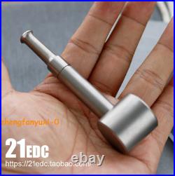 Handmade Frosted Titanium Alloy All Metal TA2 Tobacco Pipe Split Type Detachable
