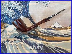 Handmade Smoking Pipe #2444 Japan Made Nagata Pipe Eivissa