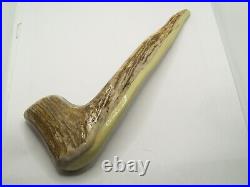 Handmade Smoking Pipe Stag Horn With Ceramic Insert
