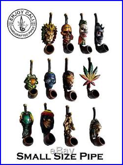 Handmade Tobacco Pipe Small Collectible Smoke functional Lot Of 50