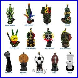 Handmade Tobacco Pipes Figurine Art Bulk Wholesale Smoke Head Shop 100 for $300