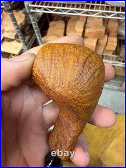 Handmade briar tobacco pipe