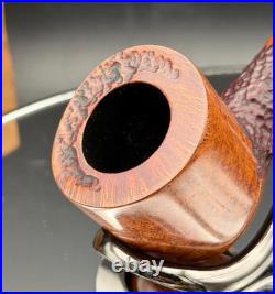 Handmade briar tobacco pipe