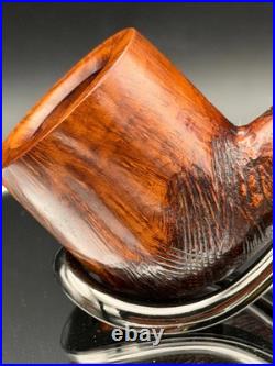 Handmade briar tobacco pipe