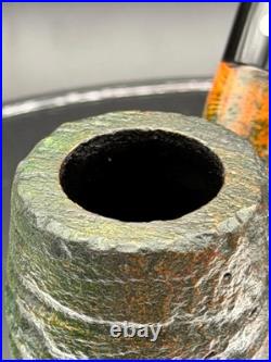 Handmade briar tobacco pipe