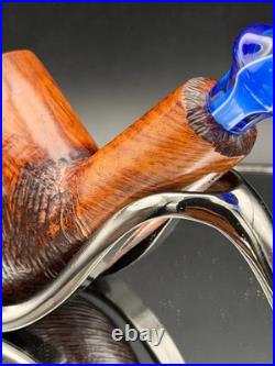 Handmade briar tobacco pipe