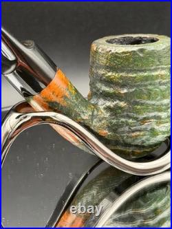 Handmade briar tobacco pipe