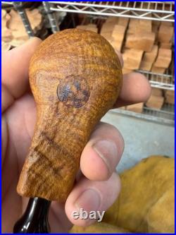 Handmade briar tobacco pipe