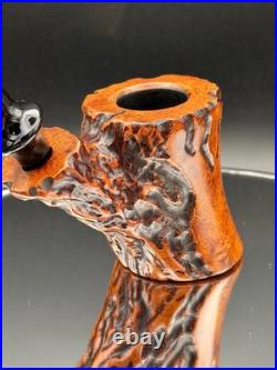 Handmade briar tobacco pipe