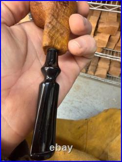 Handmade briar tobacco pipe