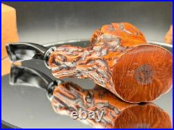 Handmade briar tobacco pipe