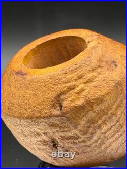 Handmade briar tobacco pipe