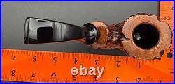 Handmade briar tobacco pipe